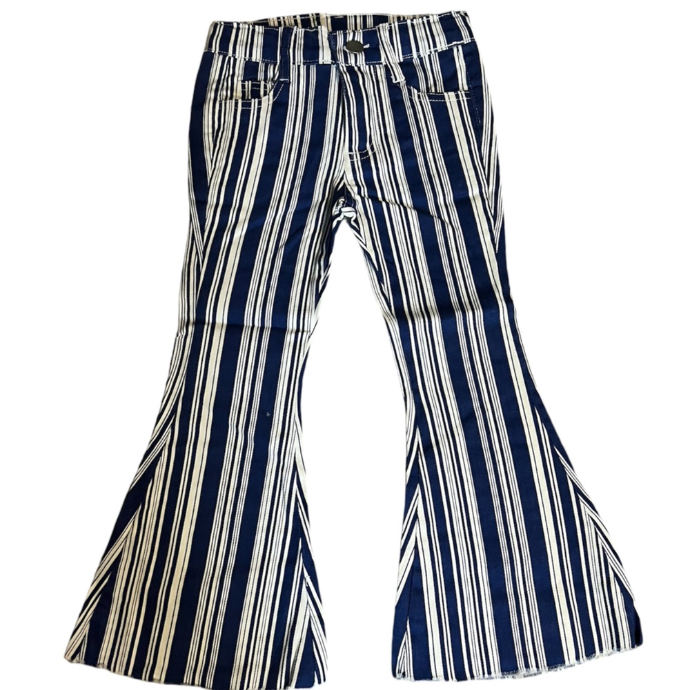 NEW Girls Striped Flares